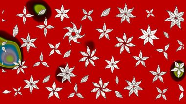 Çiçek arkaplanlı soyut zarafet eskiz deseni. Raster Güzel kumaş deseni.