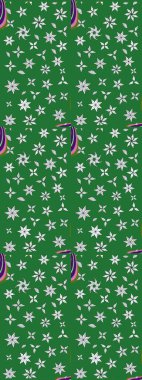 Eski usul. Raster. Eskiz geçmişi. Tomurcukları çiçek olan sevimli bir çiçek deseni. Kumaş, tekstil, duvar kağıdı baskısı için. Raster illüstrasyonu.