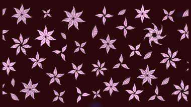 Halk tarzı. Moda baskıları için zarif bir şablon. Modern çiçek arkaplanı. Parlak renkli çiçekleri ve kahverengi yaprakları olan harika bir çiçek deseni..