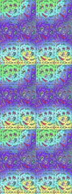 Moda baskıları için zarif bir şablon. Küçük çiçekte güzel bir desen. Küçük renkli çiçekler. Çiçekli yaz çiçekleri. Robot resim. Motley illüstrasyonu.