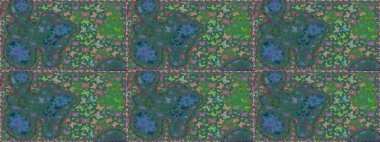 Giysi tasarımı için dekor arka planı. Mavi kelebek deseni. Parmak izi dokuları için sevimli kelebek deseni. Raster illüstrasyonu.