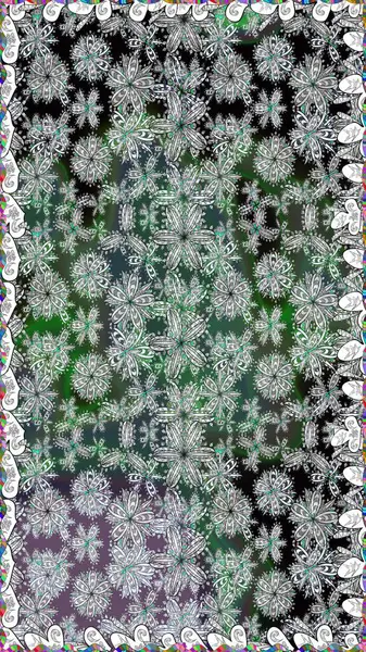 Sevimli çiçek raster deseni. Renkli çiçekler. Renkli Bahar Temalı Kusursuz Arkaplan. Düz Çiçek Elementleri Tasarımı.