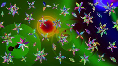 Düğün davetiyeleri için çiçek deseni, tebrik kartları, hatıra defteri, baskı, hediye paketi, imalat. Sulu boya tarzında yeşil çiçekli zarif eskiz deseni, tasarım elementleri. Düzenlenebilir.