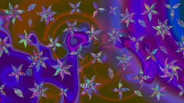 Mor renkli çiçekler. Yumuşak, bahar çiçekli arka plan. Raster çiçek desenli ve çiçekli..