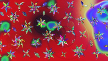 Tekstil veya kitap kapakları, imalat, duvar kağıtları, baskı, hediye paketi ve yapıştırma kitabı için çiçek eskizi geçmişi. Raster illüstrasyonu. Küçük ölçekli çiçeklerdeki basit sevimli desen.