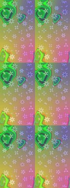 Güzel eskiz şekli. Raster çiçekli arka plan. Düz Çiçek Elementleri Tasarımı. Güzel kumaş deseni. Yazdır. Renkli Yaz Teması çizim şablonu.