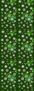 Raster stili kumaş deseni. Çiçekler suluboya çizim deseni.