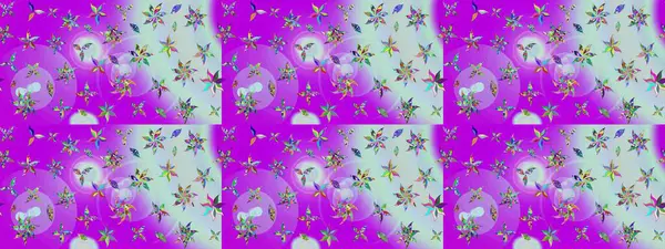 Mor renkli çiçekler. Gömlek, arka plan modelini çiz. Tropik çiçekler.