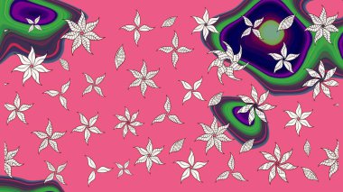 Dekorasyon ve tasarım için güzel bir desen. Moda baskısı. Çiçeğin suluboya çizimlerinin mükemmel deseni. Suluboya desenli çiçek deseni. Ayarlanmış.