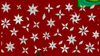 Renkli Bahar Teması eskiz kalıbı. Düz Çiçek Elementleri Tasarımı. Güzel kumaş deseni. Raster illüstrasyonunda çiçek deseni çizimi.