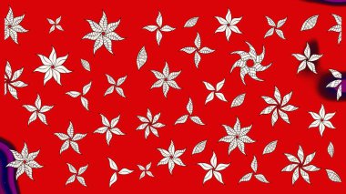 Sabıka fotoğraflarında, bebek kıyafetlerinde, duvar kâğıtlarında, paket kutularında falan kullanılabilir. Raster. Zarif, parlak ve eskiz kırmızı çiçek deseni tasarımı.