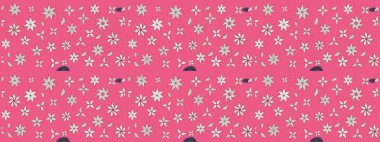 Çiçek kompozisyonu, el boyası, hassas şablon. Üst manzara, yumuşak stil. Pembe renkte manzaralı çiçek deseni. Sevgililer günü ve tebrik kartı konsepti için şık bir davet.