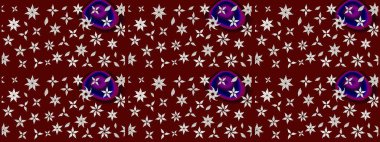 Çiçek deseni duvar kağıdı, desen dolguları ve web sayfası arka planı için kullanılabilir. Şekil verilmiş çiçeklerle eskiz deseni. Süslü zentangle çizim dokusu, soyut çiçeklerle süslenmiş..