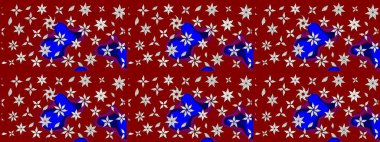 Zarif, parlak ve kırmızı çiçek desenli eskiz. Sabıka fotoğraflarında, bebek kıyafetlerinde, duvar kâğıtlarında, paket kutularında falan kullanılabilir. Raster..