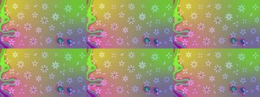 Raster düz çiçek çizim deseni. Hediye ambalaj kağıdı, tebrik kartları, posterler ve pankart tasarımı. Tarafsız renklerde çiçekler.