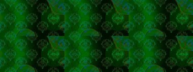 Düz Çiçek Elementleri Tasarımı. Raster illüstrasyonu. Renkli Bahar Temalı Kusursuz Arkaplan. Kusursuz desenli, modaya uygun kumaş deseni. Şirin çiçek elementleri..