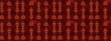 Raster illüstrasyonu. Kırmızı, siyah ve kahverengi renkte kar taneleri. Yılbaşı Biçimi.