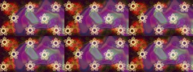 Düz kar karalama ikonları, kar taneleri mor, kahverengi ve noel afişi için nötr renklerde siluetler, kartlar. Güzel soyut kar taneleri raster tasarımı. Yeni yıl kar tanesi.