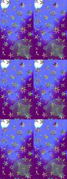 Mor renkli çiçekler. Renkli Bahar Teması eskiz kalıbı. Düz Çiçek Elementleri Tasarımı. Sevimli çiçek raster deseni.