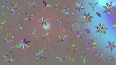 Çiçek tasarımı için inanılmaz bir kolaj cenneti tarzı. Parlak çiçekli kolaj çiçekleri gridir. Çiçekli zambaklar eskiz arka planı.