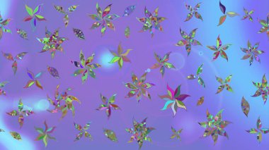 Raster - stok. Mor çiçekli eskiz deseni, suluboya çiçek deseni, sevimli çiçek, duvar kağıdı, kart veya kumaş için fayanslı.