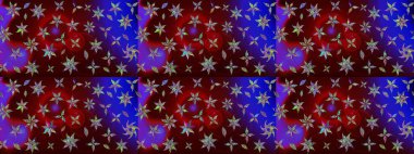 Raster Modaya uygun kumaş deseni. Kahverengi renkli şirin çiçek deseni. Renkli Bahar Teması eskiz kalıbı. Düz Çiçek Elementleri Tasarımı.