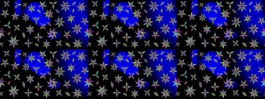 Raster - stok. Siyah çiçekli eskiz deseni, suluboya çiçek deseni, sevimli çiçek, duvar kağıdı, kart veya kumaş için fayanslı.