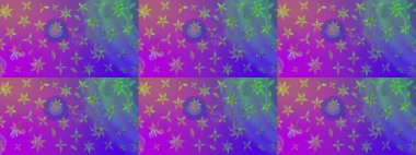 Robot resim. Küçük renkli çiçekler. Motley illüstrasyonu. Çiçekli yaz çiçekleri. Küçük çiçekte güzel bir desen. Moda baskıları için zarif bir şablon.