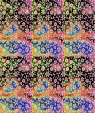 Tarafsız renklerde güzel çiçekli eskiz deseni, suluboya çiçek deseni, duvar kağıdı, kart veya kumaş için fayanslı. Raster..