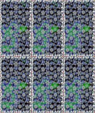 Çizim çiçek deseni duvar kâğıdı olarak kullanılabilir. Gri renkli çiçekler. Raster illüstrasyonu.