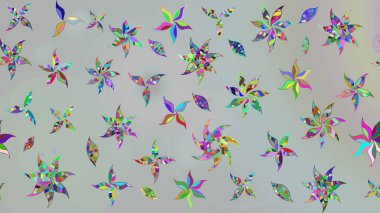 Çizim çiçek deseni duvar kağıdı, web sitesi arka planı, ambalaj kağıdı, davetiye, broşür, afiş veya web sitesi için kullanılabilir. El çizimi Raster çizimi. Parlak elementlerin.