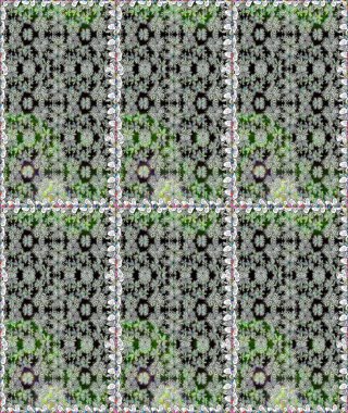 Raster illüstrasyonu. Suluboya çiçekli çiçek deseni. Gri renkli güzel tekstil.