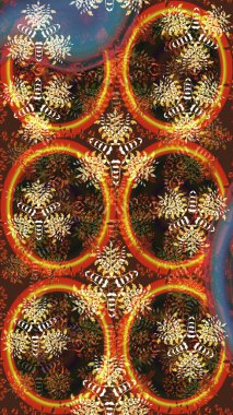 El çizimi Noel Raster illüstrasyonu. Kar Taneleri Karalamaları. Yeni Yıl Dekoratif Kar Taneleri Arkaplanı.