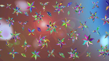 Eskiz arkaplan modeli. Vadinin çiçekleri kahverengi renklerde. Raster - stok. Suluboya, elle çizilmiş.