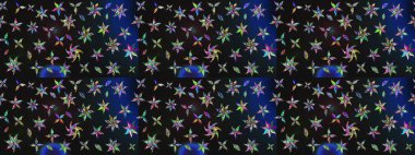 Kabile sanatı boho baskısı, klasik çiçek arkaplanı. Soyut etnik raster çizim kalıbı. Arkaplan dokusu, duvar kağıdı, gri renkli çiçek teması.