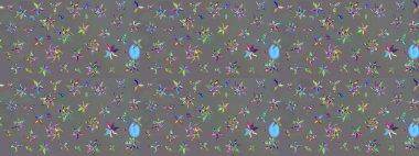 Renkli gri çizim kalıbı. Elle çizilmiş sonbahar çiçeği deseni. Tekstil ve kapak tasarımı için mükemmel. Doodle tarzı. Gri renkli çiçekler.