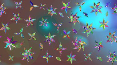 Raster illüstrasyonu. Flower eskiz arka planı. Şatafatlı bahar bahçesi dokusu. Çiçek deseni.