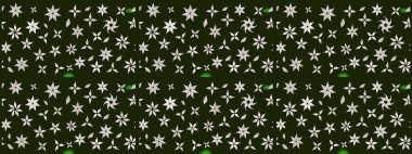 Yapraklı çizim şekli. Tekstil için figür. Davetiye ve kartpostal tasarımı için dekoratif çiçek unsurları. Poster ya da kapak için arka plan. Sevimli zarif çiçekler Raster illüstrasyonu.