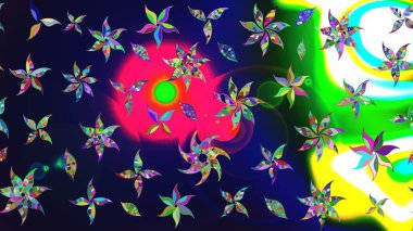 Gri renkli çiçekler. Elle boyanmış suluboya resim çizimi çiçekler ve bitkiler.