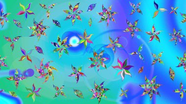 Renkli Bahar Teması eskiz kalıbı. Güzel kumaş deseni. Düz Çiçek Elementleri Tasarımı. Karalama çiçeği. Zentangle soyut çiçekleri. Raster illüstrasyonu.