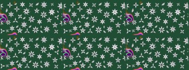 Raster güzel bir çiçek deseni çizmiş. Bahar mevsimi. Tatil havası. Nazik romantik baskı.