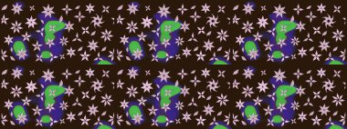 Bahar mevsimi. Nazik romantik baskı. Raster güzel bir çiçek deseni çizmiş. Tatil havası..