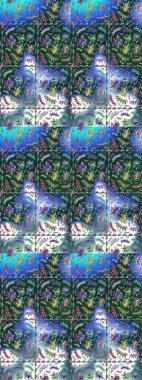 Küçük çiçekli şirin bir desen. Çiçek ve yapraklı çiçek deseni. Raster illüstrasyonu.