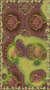 Çiçekli, suluboya desenli kusursuz çiçek deseni. Küçük çiçekte güzel bir çiçek deseni var. Raster deseni.