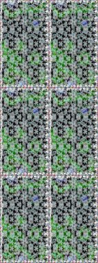 Güzel kumaş deseni. Raster suluboya deseni, narin çiçekler, gri çiçekler, tebrik kartı şablonu..