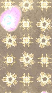 Raster deseni. Çiçekli çiçek deseni, suluboya. Süslü kumaş deseni.