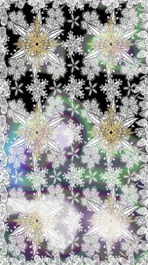 Zarif, parlak ve pürüzsüz gri çiçek desenli tasarım. Raster. Sabıka baskıları, bebek kıyafetleri, duvar kâğıtları, paket kutuları vb..