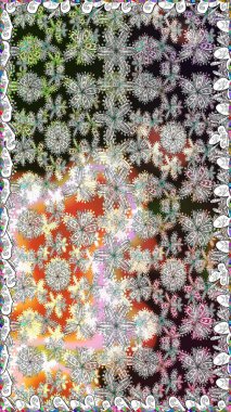 Tekstil, kumaş, ambalaj, hatıra defteri için hoş bir çiçek arkaplanı. Çocuksu tasarım. Gri arka planda. Elle çizilmiş karalama çiçekleri ile pürüzsüz desen.