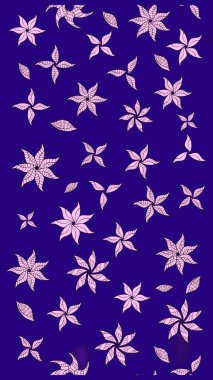 Modern çiçek arkaplanı. Parlak renkli çiçekleri ve mavi yaprakları olan harika bir çiçek deseni. Halk tarzı. Moda baskıları için zarif bir şablon.