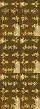 Kahverengi, yeşil ve bej renkli çiçekler. Tatil havası. Raster güzel bir çiçek deseni çizmiş. Nazik romantik baskı. Bahar mevsimi.